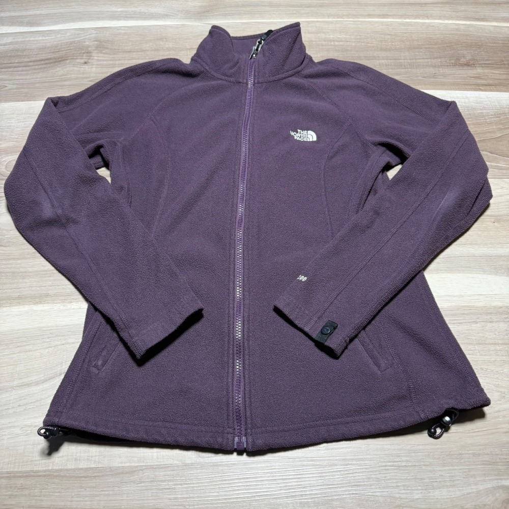 The North Face TKA 200 Fleece Jacket Womens Medium Purple Full Zip Midweight